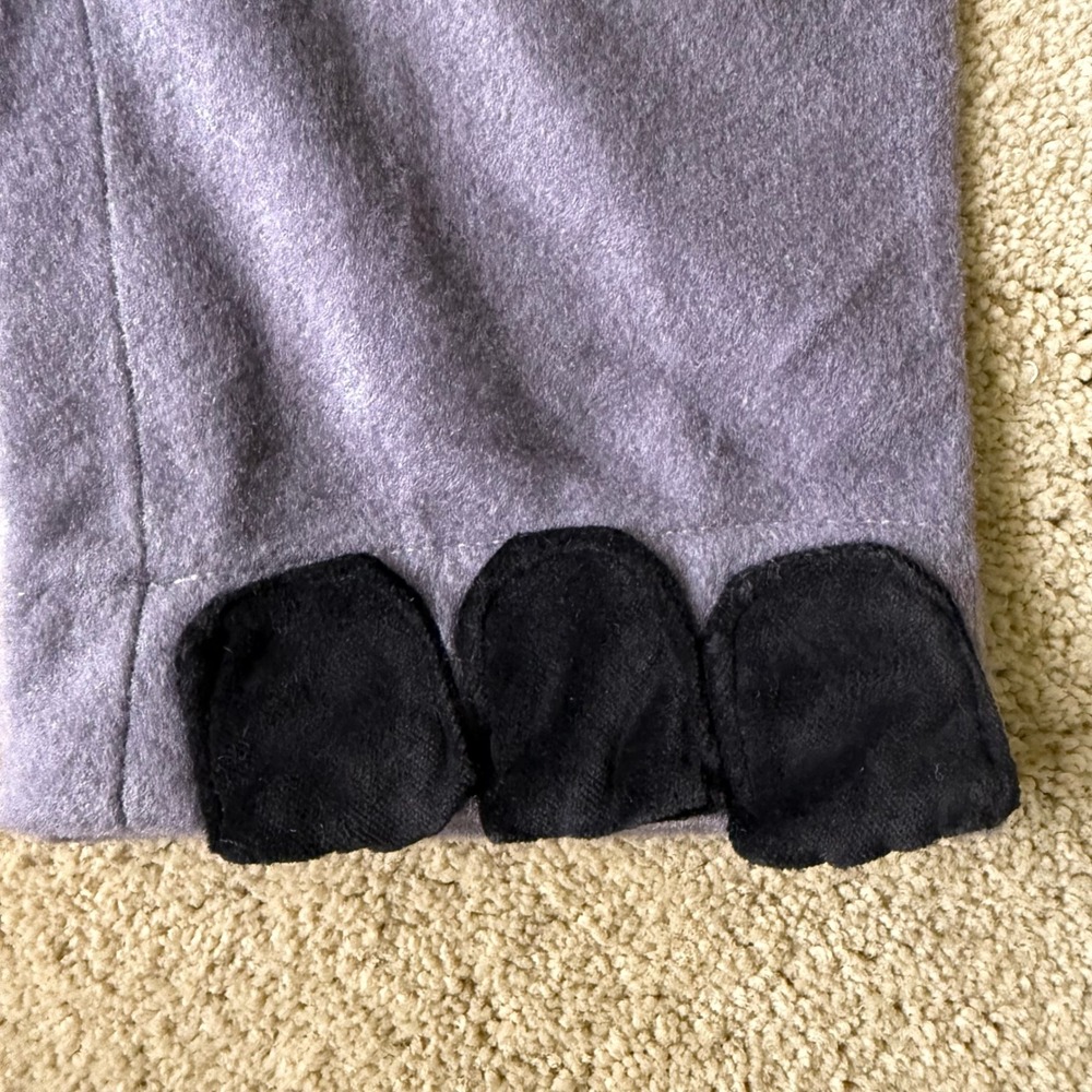 Elephant Costume Bodysuit Kids 2-3T Halloween Gray Hooded One Piece Toddler Baby - Picture 2 of 11